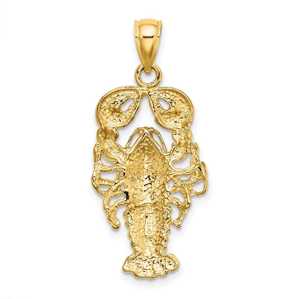 Gold Polished Lobster Pendants