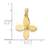 Gold Polished Propeller Pendants