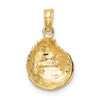 Gold Polished Sea Shell Pendants