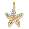 Gold Polished Starfish Pendants