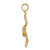 Gold Polished Pelican Pendants