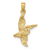 Gold Polished Pelican Pendants