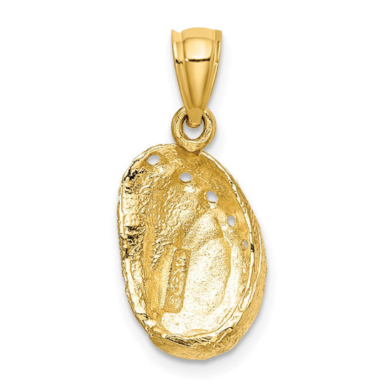 Gold Polished Sea Shell Pendants