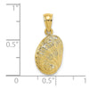 Gold Polished Sea Shell Pendants