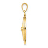 Gold Polished Compass Pendants