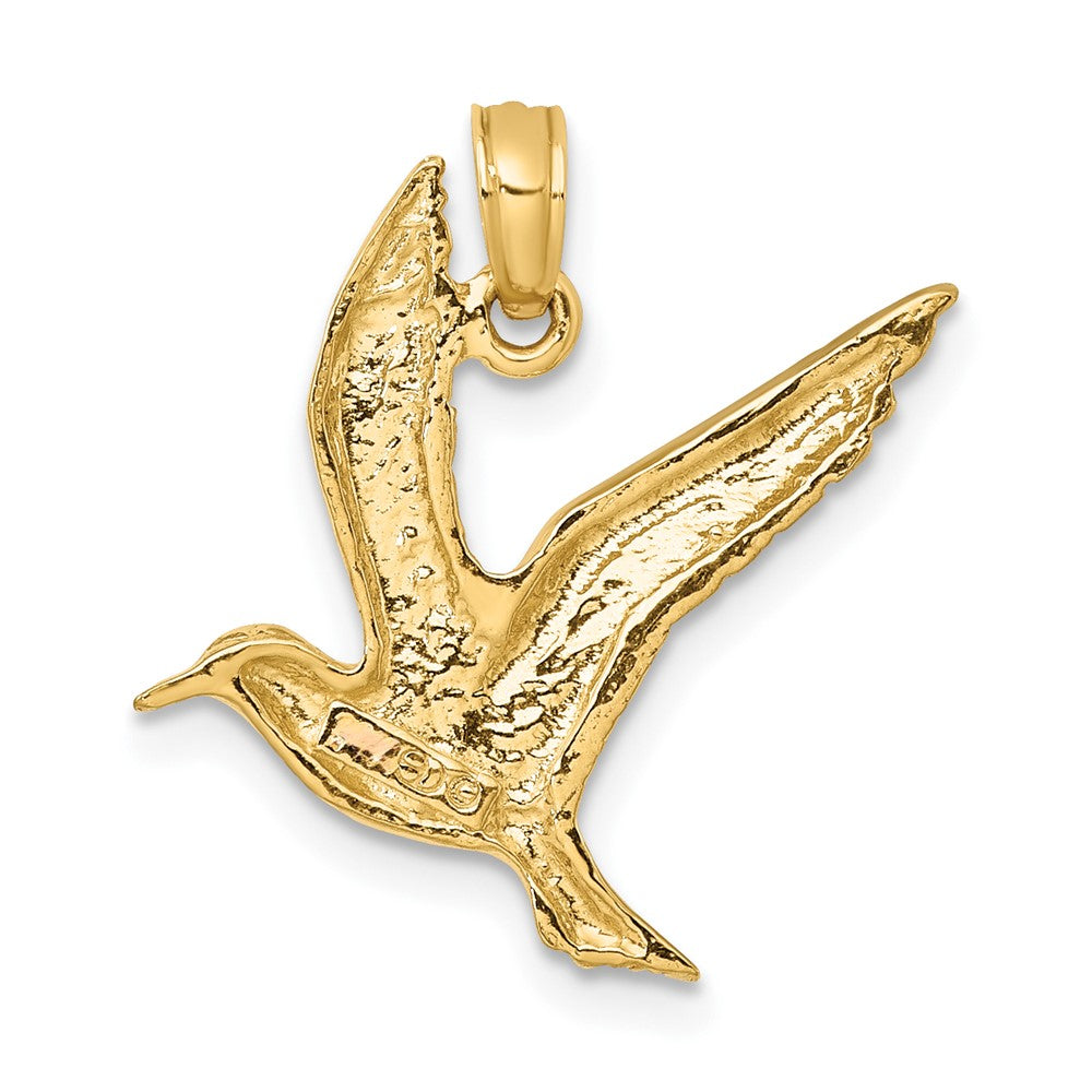 Gold Polished Seagull Pendants