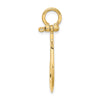 Gold Polished Anchor Pendants