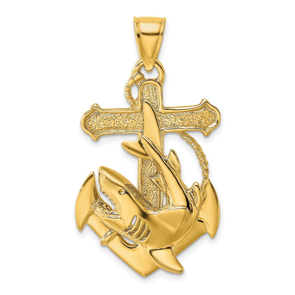 Gold Polished Dolphin Pendants