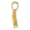 Gold Polished Dolphin Pendants