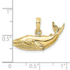 10K 2-D Humpback Whale Charm