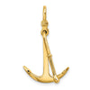 Gold Polished Anchor Pendants
