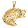 Gold Polished Fish Pendants