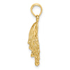 Gold Polished Sea Shell Pendants