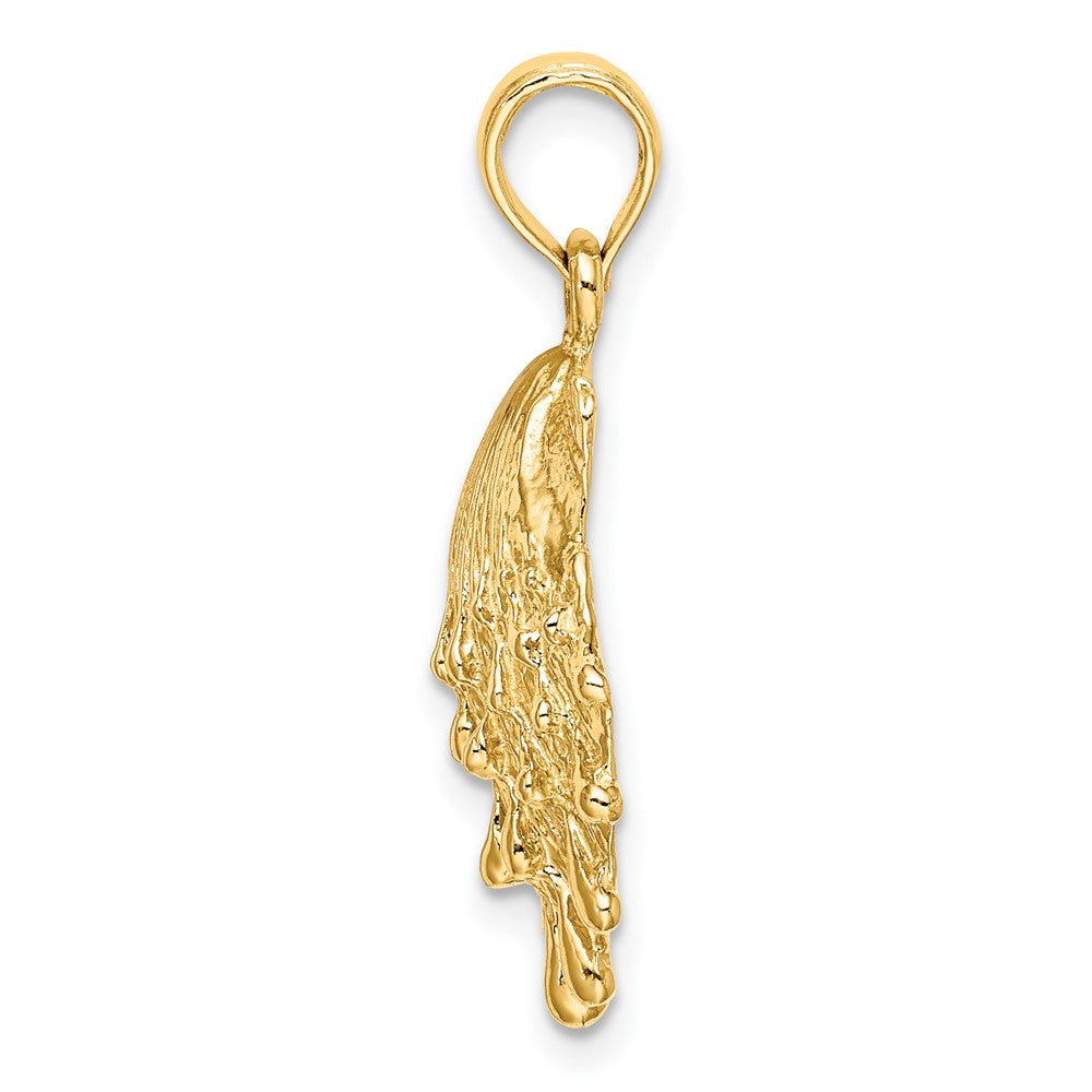 Gold Polished Sea Shell Pendants