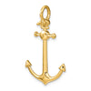 Gold Polished Anchor Pendants