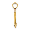 Gold Polished Shackle Link Pendant