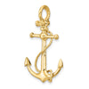 Gold Polished Anchor Pendants