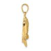 Gold Polished Shark Pendants