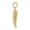 Gold Polished Lobster Pendants