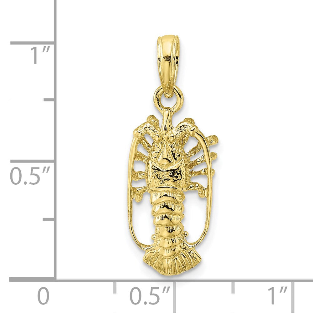 Gold Polished Lobster Pendants