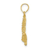 Gold Polished Starfish Pendants