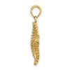 Gold Polished Starfish Pendants