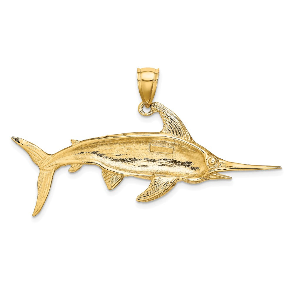 Gold Polished Fish Pendants