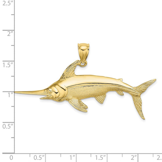 Gold Polished Fish Pendants