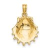 Gold Polished Sea Shell Pendants