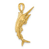 Gold Polished Shark Pendants