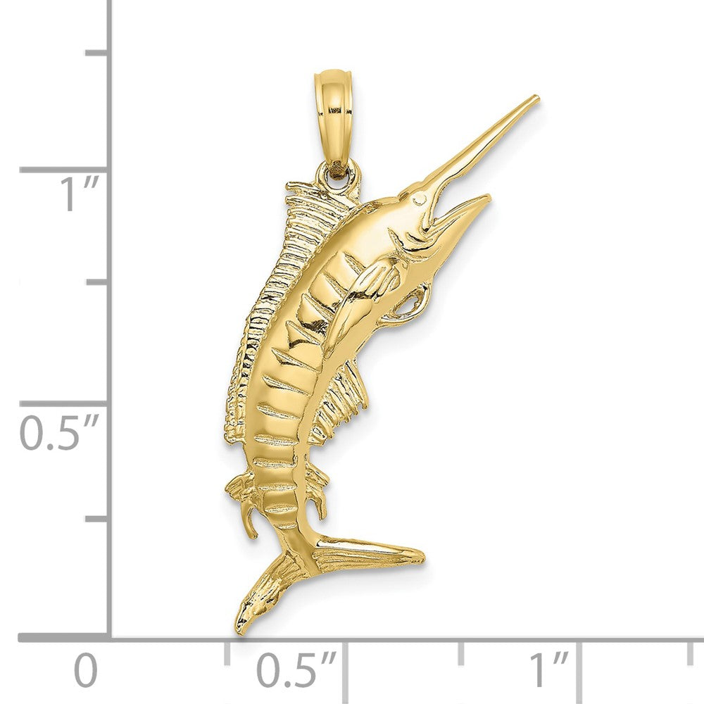 Gold Polished Shark Pendants
