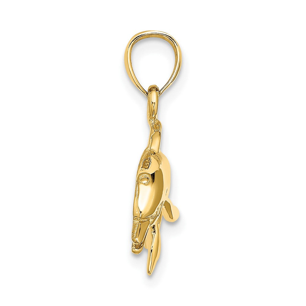 Gold Polished Dolphin Pendants