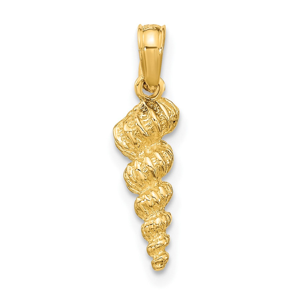 Gold Polished Sea Shell Pendants