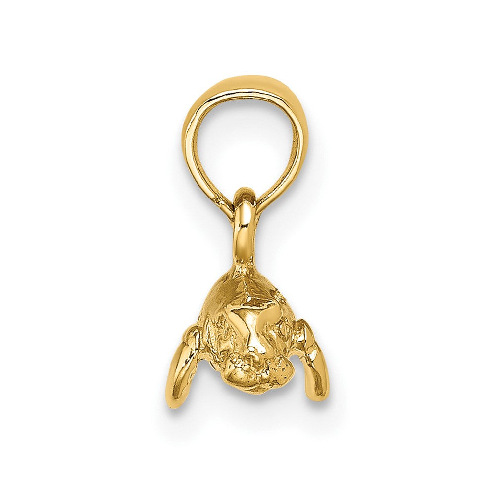 Gold Polished Manatee Pendants