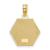 Gold Polished Medical Pendants