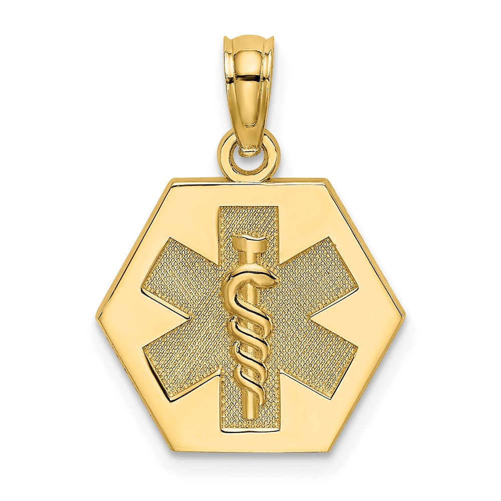 Gold Polished Medical Pendants