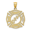 Gold Polished First Responder Pendants