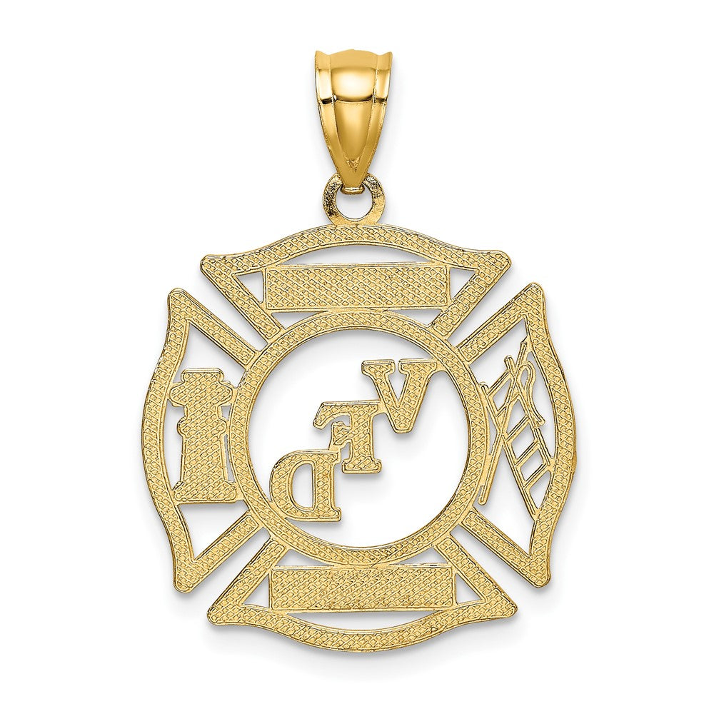 Gold Polished First Responder Pendants