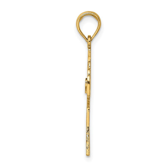 Gold Celtic Cross Pendant