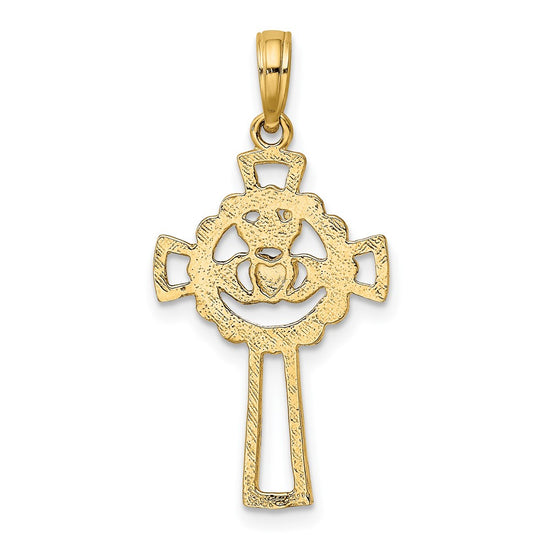 Gold Celtic Cross Pendant