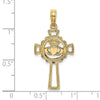 Gold Celtic Cross Pendant