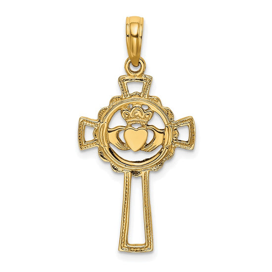 Gold Celtic Cross Pendant