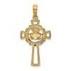 Gold Celtic Cross Pendant