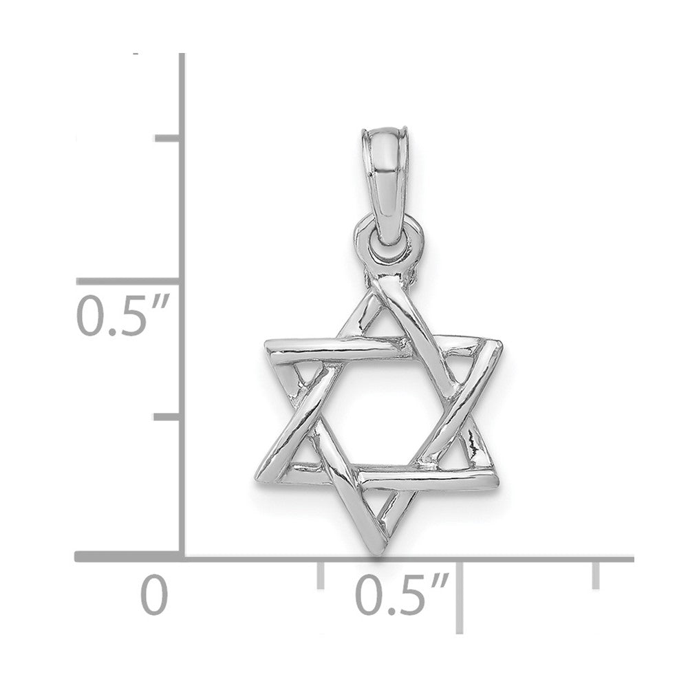 Gold Star of David Pendants