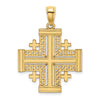 Gold Jerusalem Cross Pendants