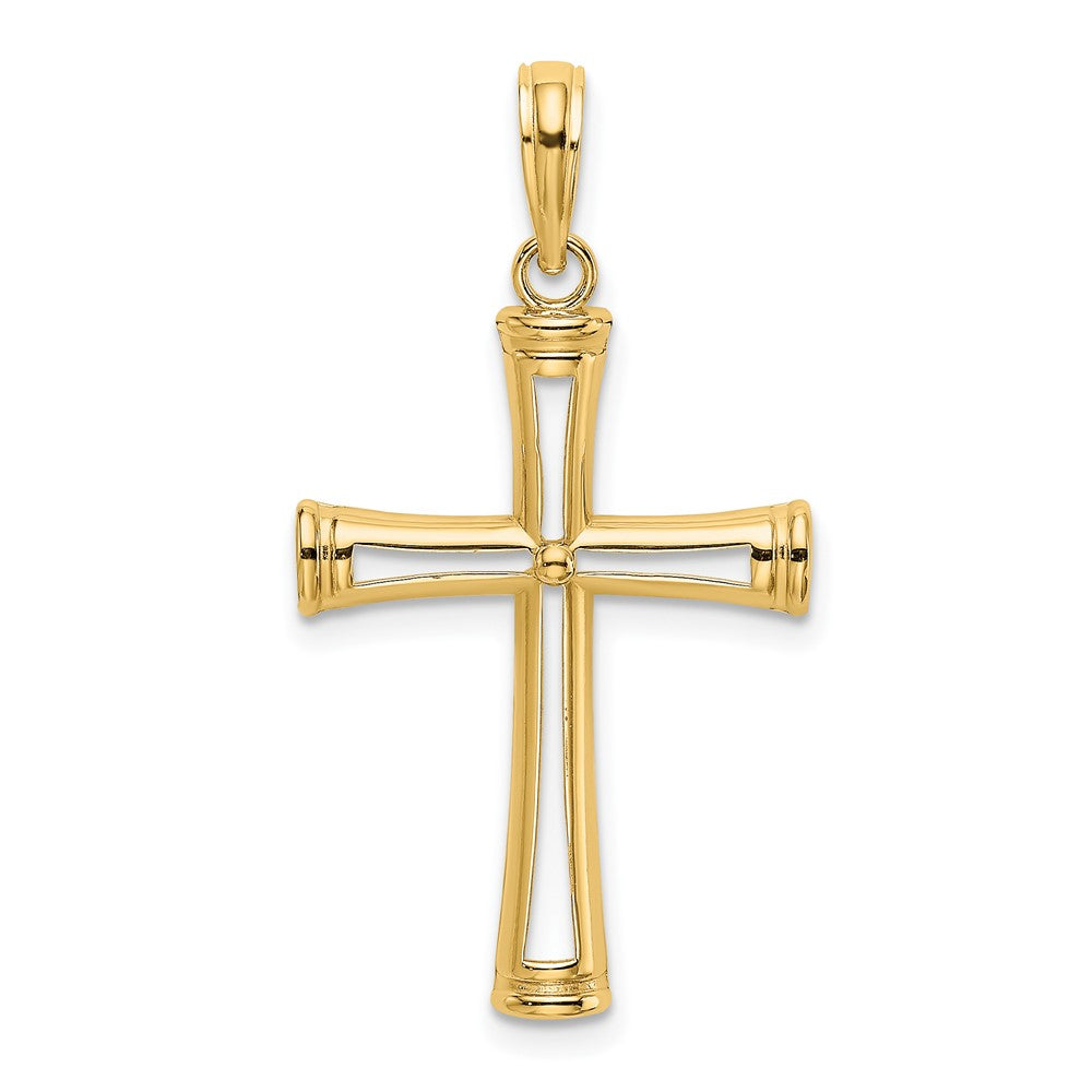 Gold Open Cross Pendant