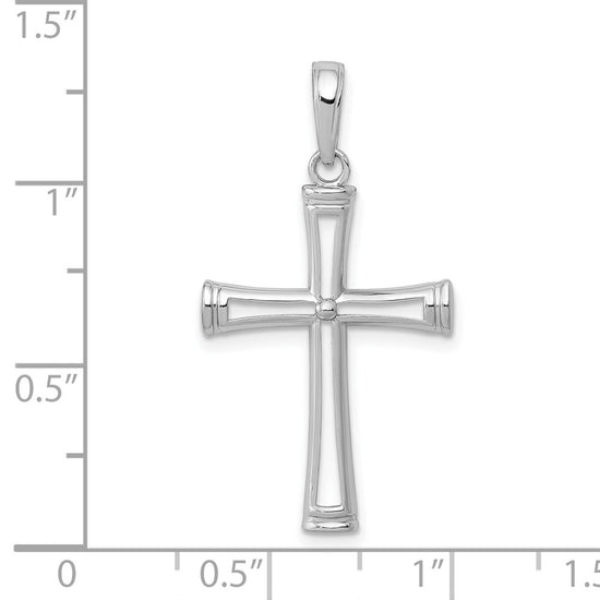 Gold Open Cross Pendant