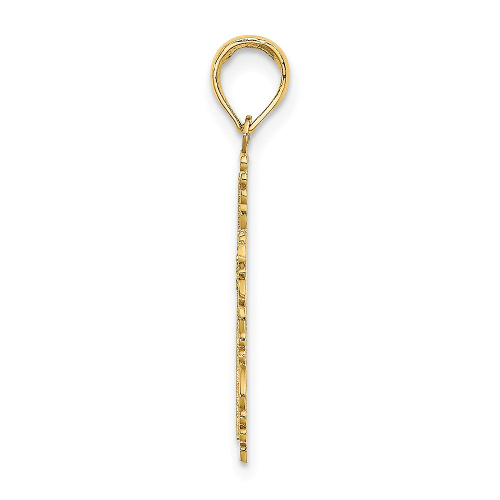 Gold Filigree Cross Pendant