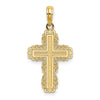 Gold Filigree Cross Pendant
