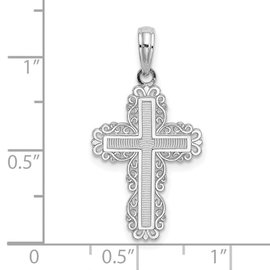 Gold Filigree Cross Pendant